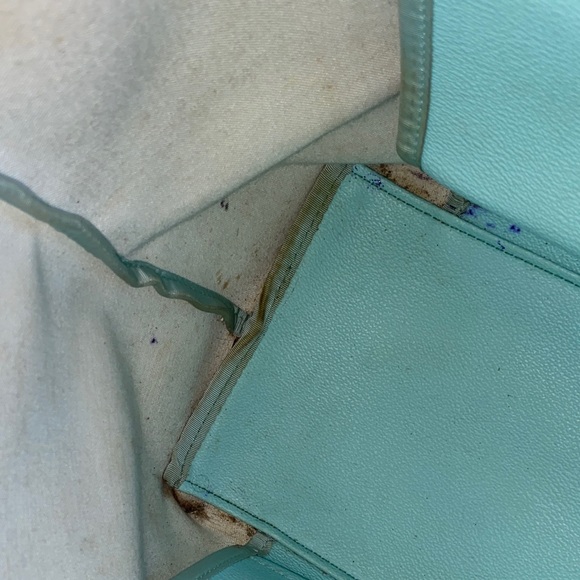 LAST CHANCE BAG‼️ Kate Spade Mint and Beige Striped Tote - Picture 10 of 11